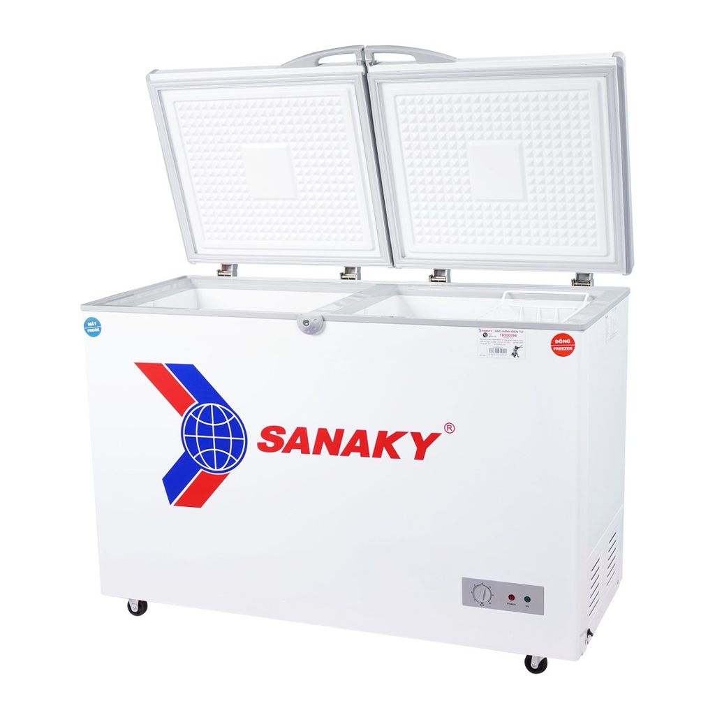 Tủ Đông Sanaky VH 365W2, 1 Ngăn Đông 1 Ngăn Mát 360L