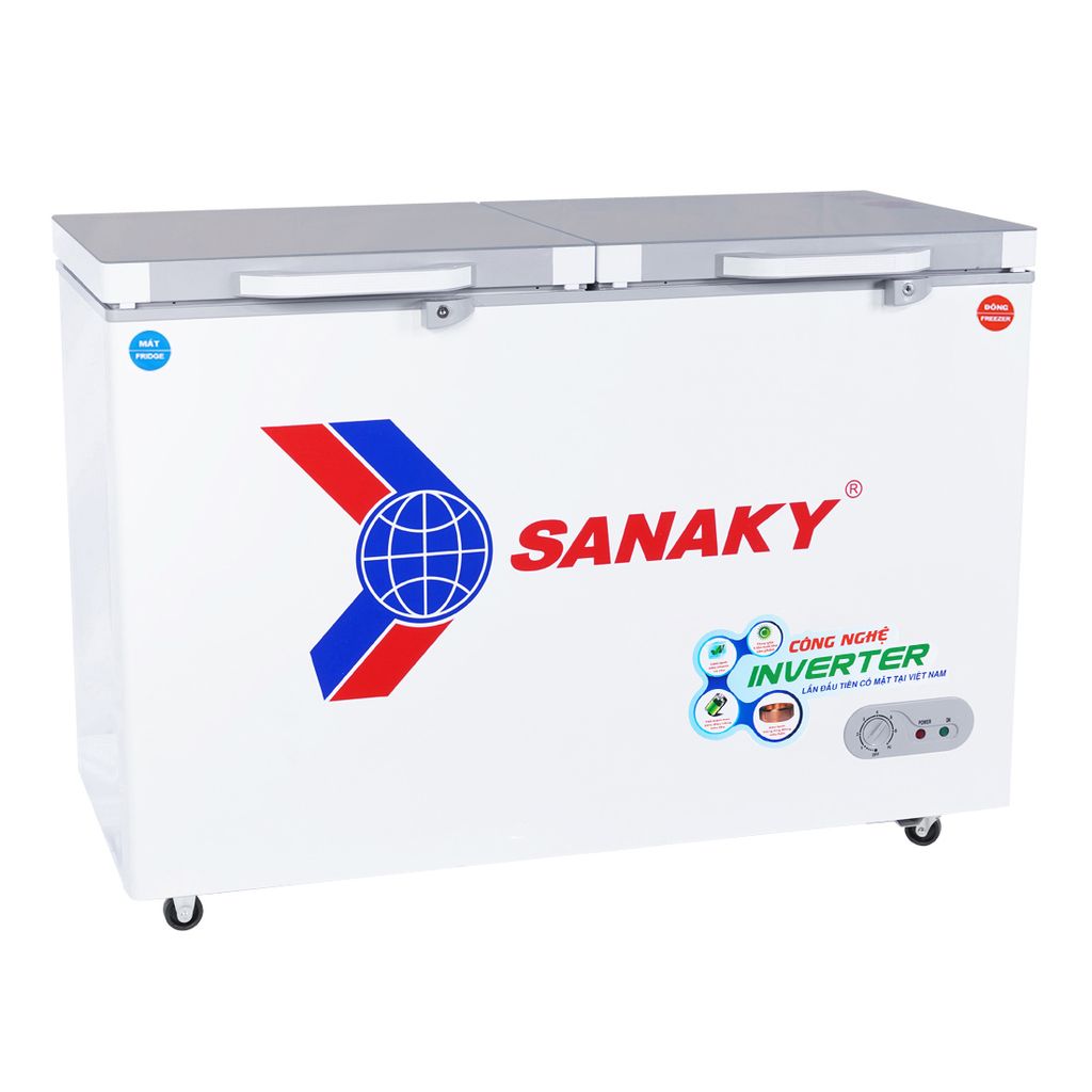 Tủ Đông Sanaky Inverter VH-4099W4K, 1 Ngăn Đông, 1 Ngăn Mát 400 Lít.