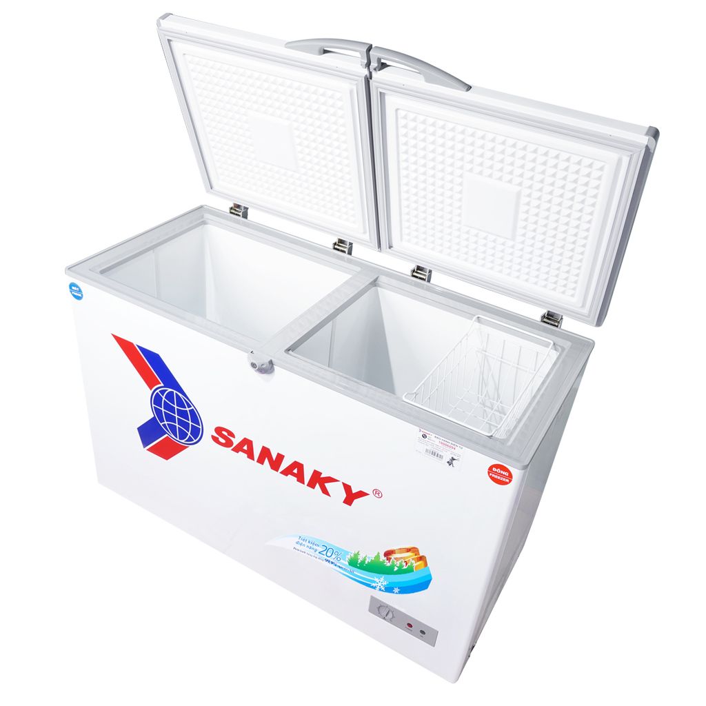 Tủ Đông Mát Sanaky VH-4099W1, 400 Lít, 2 Ngăn