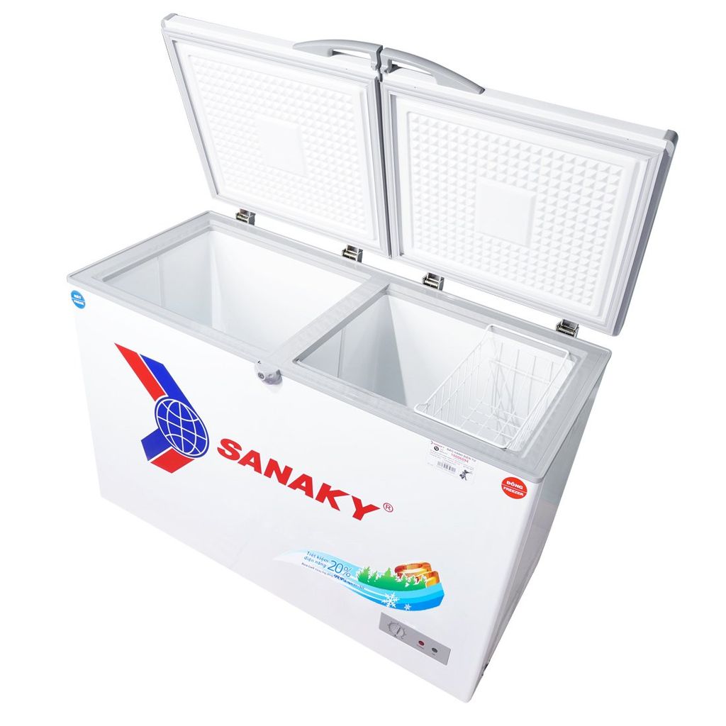 Tủ Đông Mát Sanaky VH-3699W1N, 2 Ngăn, 360 Lít Dàn Đồng