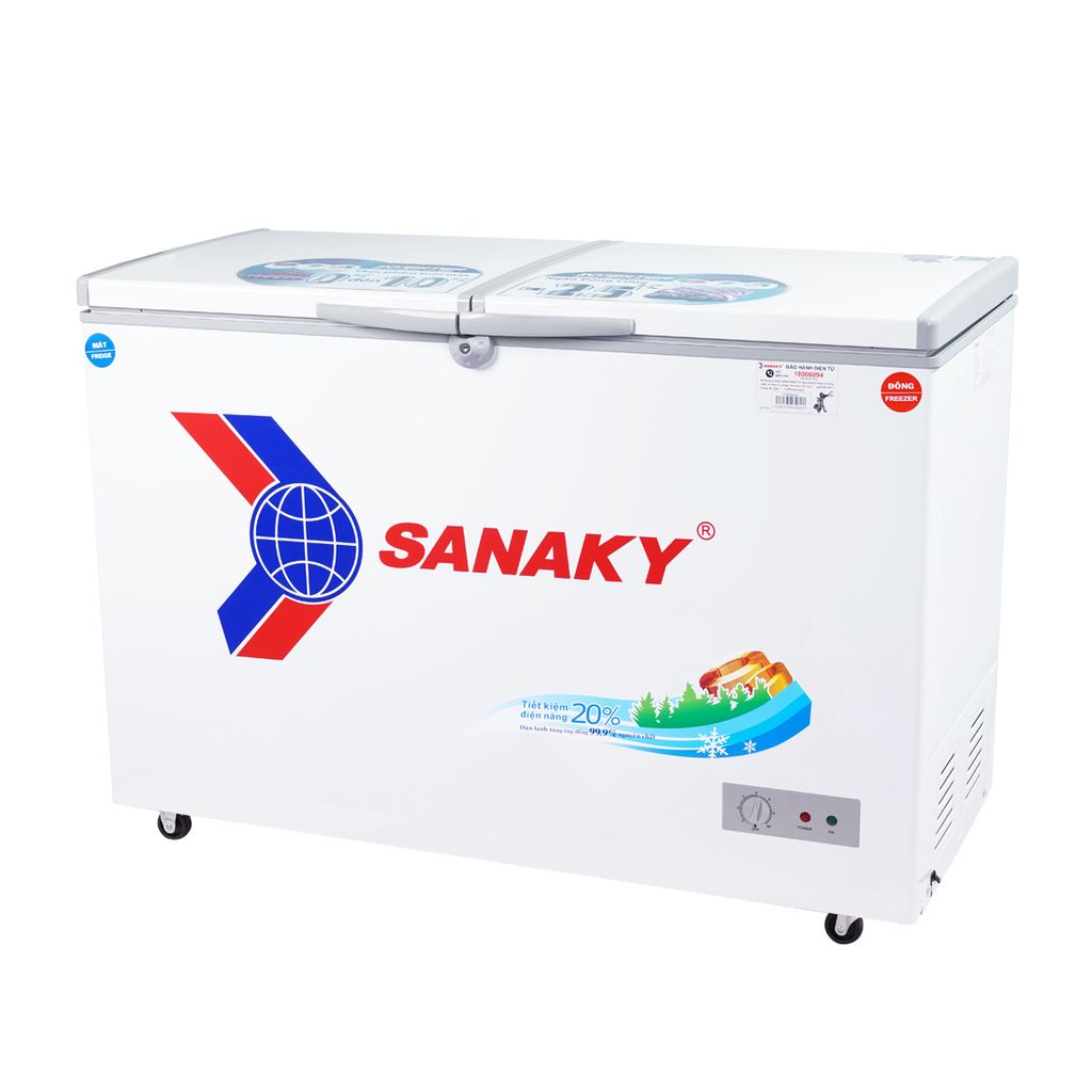 Tủ Đông Mát Sanaky VH-4099W1, 400 Lít, 2 Ngăn