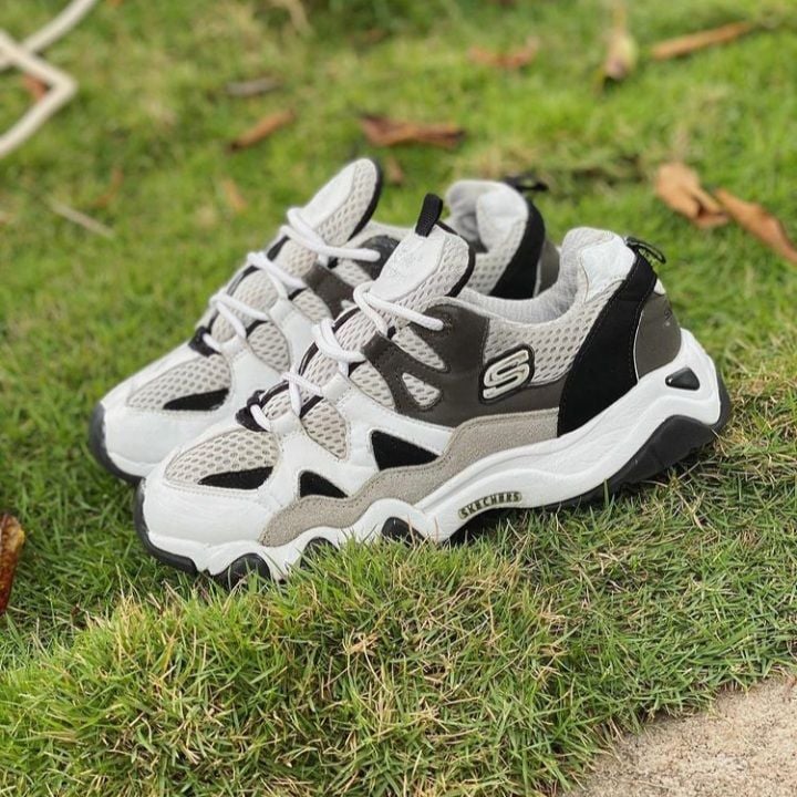 Skechers d lites clearance 2 mens grey