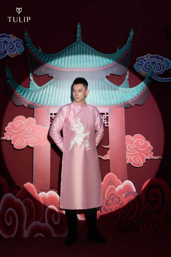 ÁO DÀI ĐÔI HỒNG THIÊN