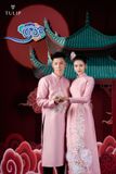 ÁO DÀI ĐÔI HỒNG THIÊN