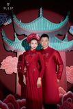 ÁO DÀI ĐÔI SONG HỶ LÂM MÔN