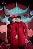 ÁO DÀI ĐÔI SONG HỶ LÂM MÔN