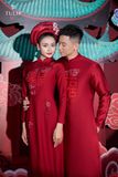 ÁO DÀI ĐÔI SONG HỶ LÂM MÔN