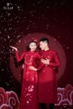ÁO DÀI ĐÔI SONG HỶ