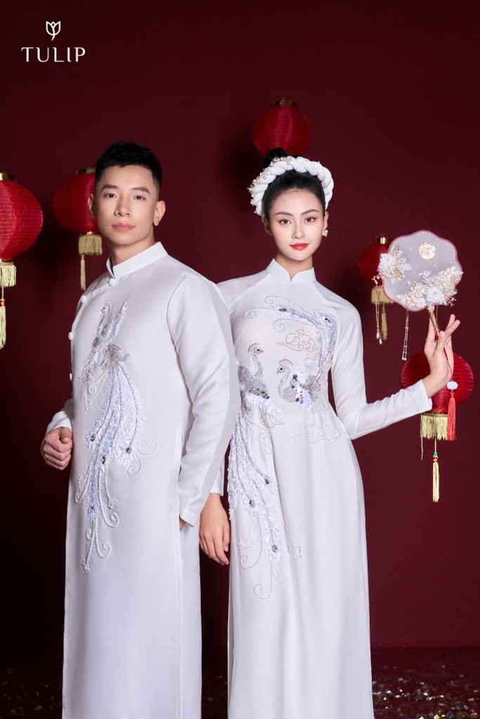 ÁO DÀI UYÊN ƯƠNG TRẮNG