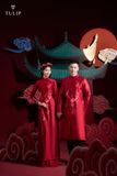 ÁO DÀI ĐÔI PHƯỢNG HOÀNG SONG PHI