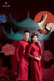 ÁO DÀI ĐÔI PHƯỢNG HOÀNG SONG PHI