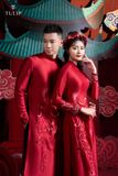 ÁO DÀI ĐÔI PHƯỢNG HOÀNG SONG PHI