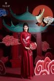 ÁO DÀI ĐÔI HỒNG HẠC