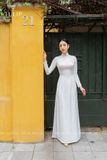 ÁO DÀI ĐÔI CẨM HOA