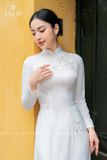 ÁO DÀI ĐÔI CẨM HOA