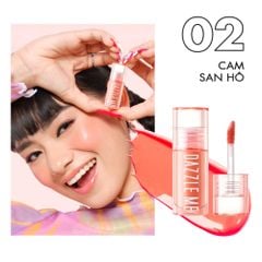 Kem Má Hồng DAZZLE ME  Chống Thấm Nước Và Mồ Hôi Ửng Hồng Tự Nhiên Heart-Melt Creamy Liquid Blush