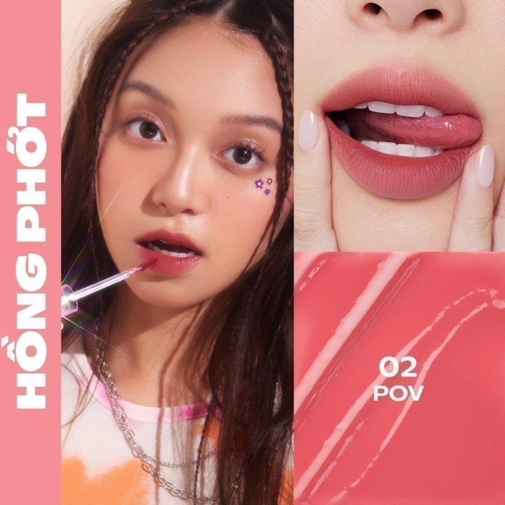 Son Tint Lì, Siêu Nhẹ Môi OFÉLIA Sugarplum MistyNow Blurring Tint 3.8g
