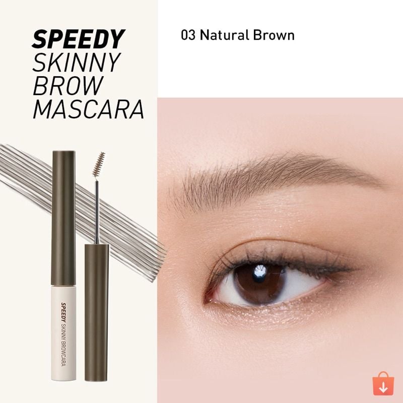 Mascara Lông Mày Peripera Speedy Skinny Browcara 3G