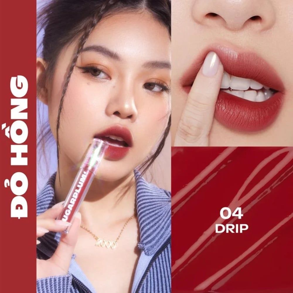 Son Tint Lì, Siêu Nhẹ Môi OFÉLIA Sugarplum MistyNow Blurring Tint 3.8g