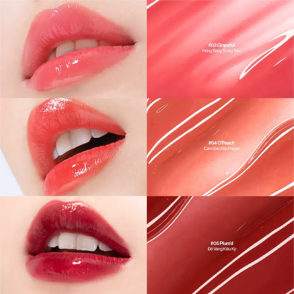Son Dưỡng Có Màu Thuần Chay Glamrr Q Vegan Super Lip Balm 4.5g