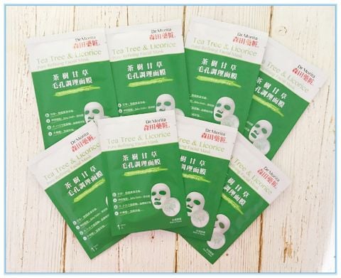 Mặt Nạ Dr.Morita Làm Dịu, Cải Thiện Lỗ Chân Lông To 30g Tea Tree & Licorice Pore Refining Facial Mask