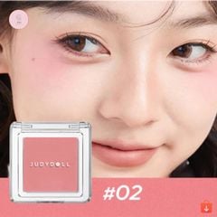 Phấn Má Hồng JUDYDOLL Pretty Blush Powder Màu Đơn Sắc Trọn Bộ Bảng Màu Aura Beauty