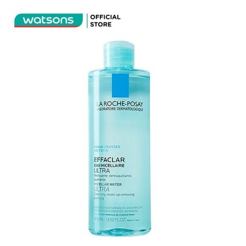 Nước Làm Sạch Sâu Và Tẩy Trang La Roche-Posay Dành Cho Da Dầu Nhạy Cảm 400ml
