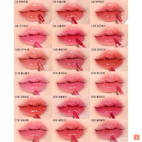 Son Tint Bóng Peripera Ink Mood Glowy Tint 4g Ngọt Ngào Căng Bóng Mềm Mượt