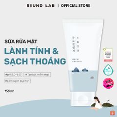 Sữa Rửa Mặt Round Lab 1025 Dokdo Cleanser 150ml tạo bọt mềm mịn dễ chịu