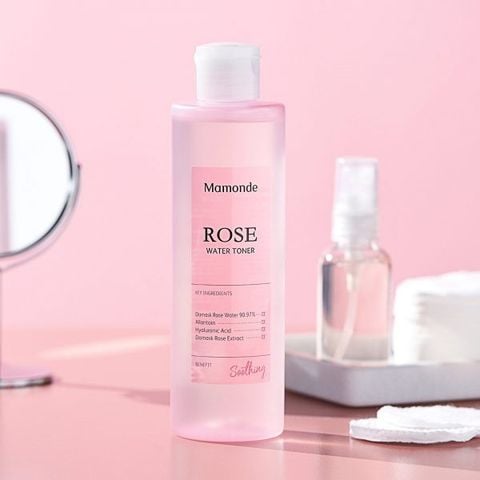 Nước Hoa Hồng Dưỡng Da Mamonde Rose Water Toner 250ml