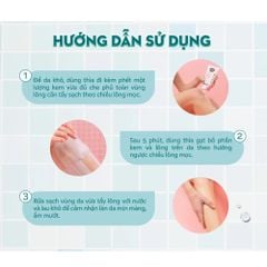 Kem Tẩy Lông Mặt, Body, Bikini, Làm Mềm Da, Nhạt Màu Lông Body Natur Cream Hair Removal Cream 200ml