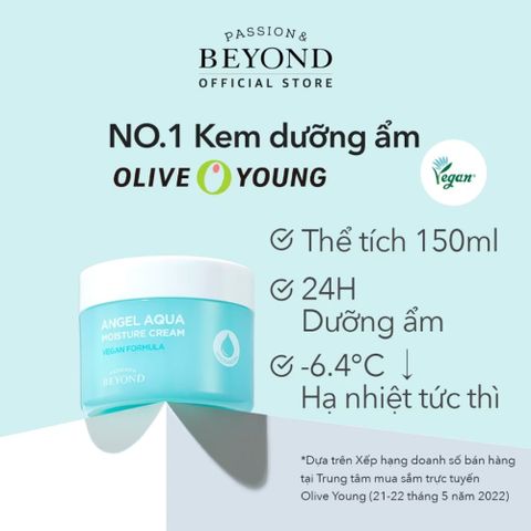 Kem Dưỡng Ẩm Beyond Angel Aqua Moisture Cream/Aqua Moisture Barrier Cream 150ml