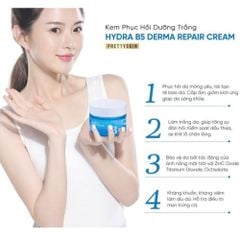 Kem dưỡng phục hồi và làm trắng da Prettyskin Hydra B5 Derma Repair Cream Pretty Skin 52ml (XANH)