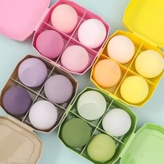 Bông Mút Tán Nền Đa Năng Cherry TrioStyle chất liệu mềm mịn tạo lớp nền căng bóng tự nhiên nhiều màu sắc (hộp 4 mút)