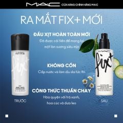Xịt makeup đa năng MAC Fix+ Alcohol Free Multitasking Setting Spray 100ml không cồn, dưỡng ẩm làm mềm da và cố định lớp