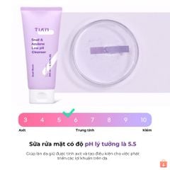 Sữa rửa mặt Tiam Snail & Azulene Low PH Cleanser 200ml