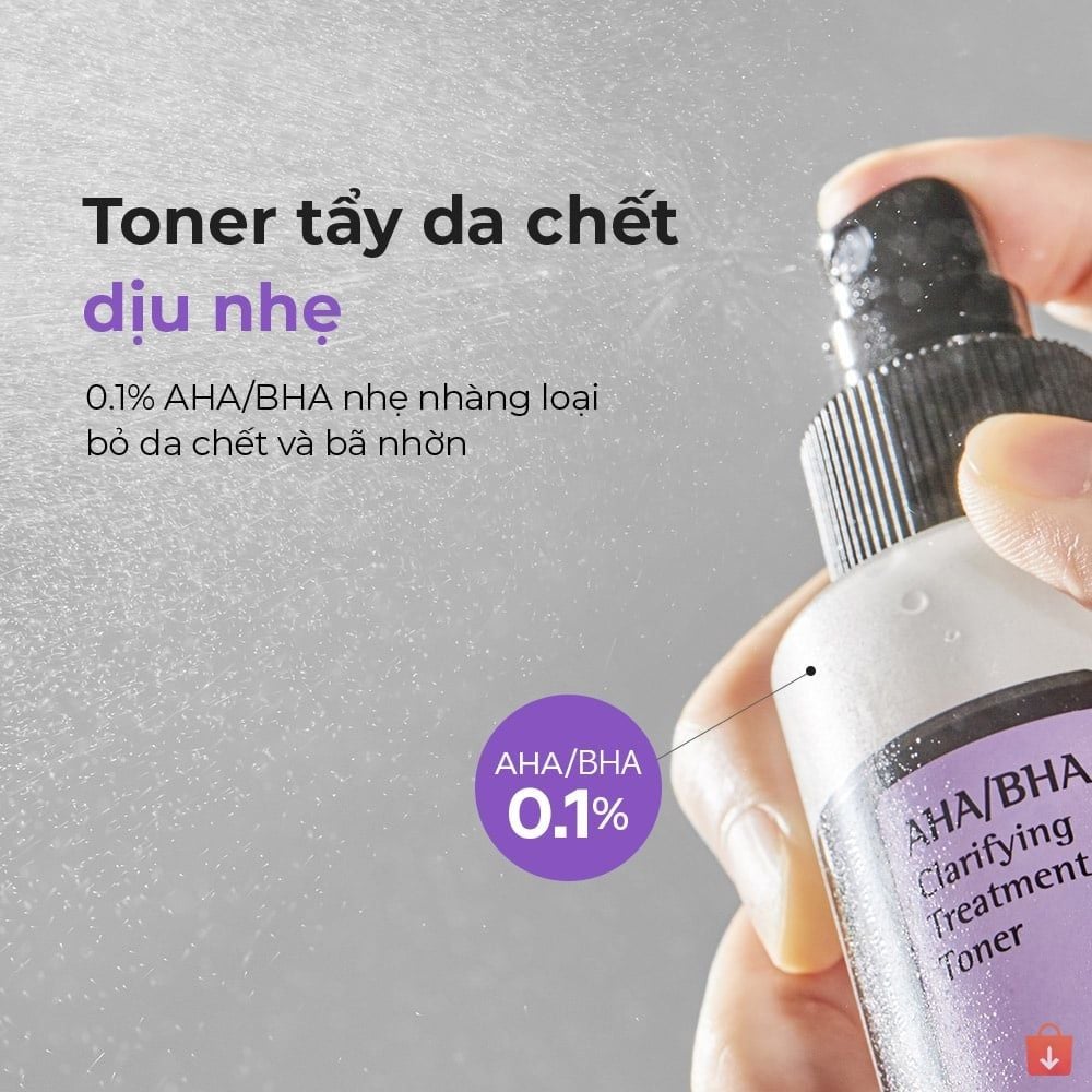 Nước hoa hồng COSRX chứa AHA/ BHA tẩy tế bào chết làm sáng da giảm mụn hiệu quả 150ml