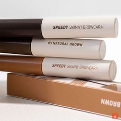 Mascara Lông Mày Peripera Speedy Skinny Browcara 3G