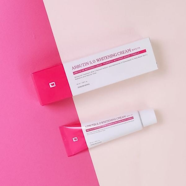 Kem Dưỡng Trắng Da, Mờ Thâm Nám Tosowoong Arbutin 5.0 Whitening Cream 50ml