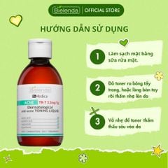 Toner Bielenda Dr Medica Anti-acne Toning Liquid giúp làm sạch, ngừa mụn 250ml