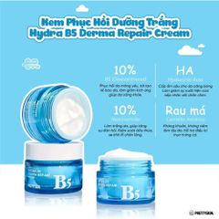 Kem dưỡng phục hồi và làm trắng da Prettyskin Hydra B5 Derma Repair Cream Pretty Skin 52ml (XANH)