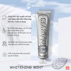 Kem Đánh Răng Marvis Loại Bỏ Mảng Bám Vết Ố Vàng Làm Trắng Răng