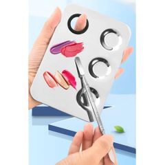 Khay Dụng Cụ Trộn Nền Cherry Pro Mix Bằng Thép Sáng Chống Gỉ Tặng Kèm Cây Trộn