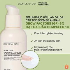 Tinh Chất Dưỡng Dưỡng Trắng, Cấp Ẩm, Làm Dịu, Cải Thiện Độ Đàn Hồi & Săn Chắc Da BOOM DE AH DAH 50ml