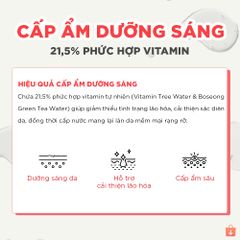 Mặt nạ cấp ẩm, dưỡng sáng đều màu da By Wishtrend Natural Vitamin 21.5% Enhancing Sheet Mask 23ml