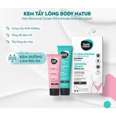 Kem Tẩy Lông Mặt, Body, Bikini, Làm Mềm Da, Nhạt Màu Lông Body Natur Cream Hair Removal Cream 200ml