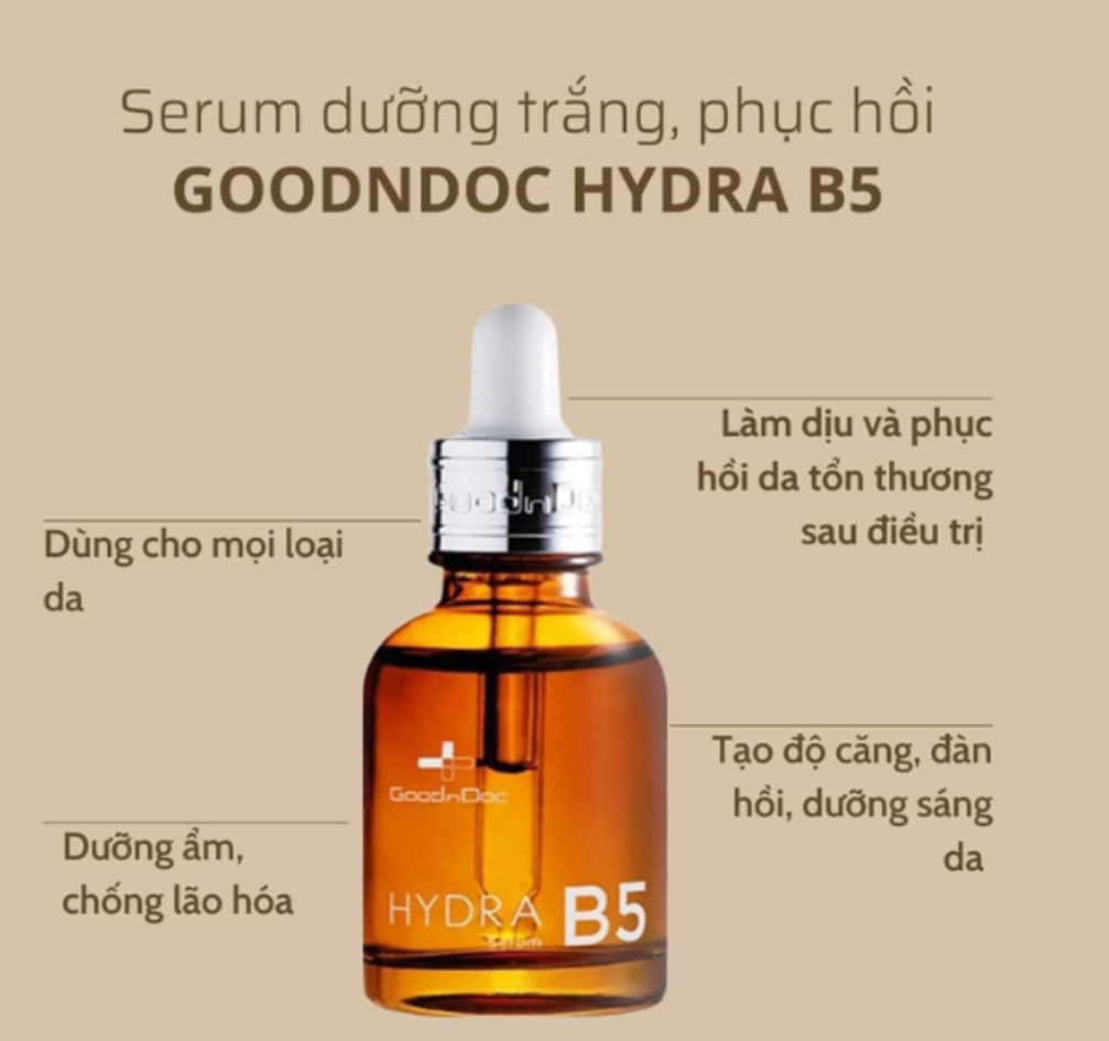 Tinh Chất GoodnDoc Hydra B5 Serum Cấp Nước Và Phục Hồi Da 30ml