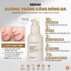 Tinh Chất Dưỡng Dưỡng Trắng, Cấp Ẩm, Làm Dịu, Cải Thiện Độ Đàn Hồi & Săn Chắc Da BOOM DE AH DAH 50ml