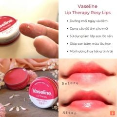 Son Dưỡng Môi Đa Năng Vaseline Lip Therapy Hộp Sắt 20g