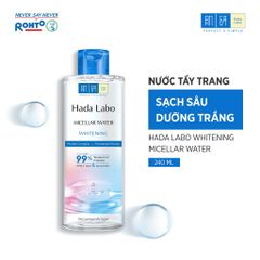 Tẩy Trang Sạch Sâu Hada Labo Micellar Water Whitening 240ml